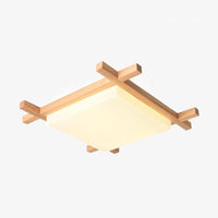 Plafonnier LED en bois Botimi