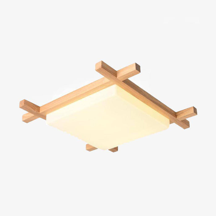 Plafonnier LED en bois Botimi
