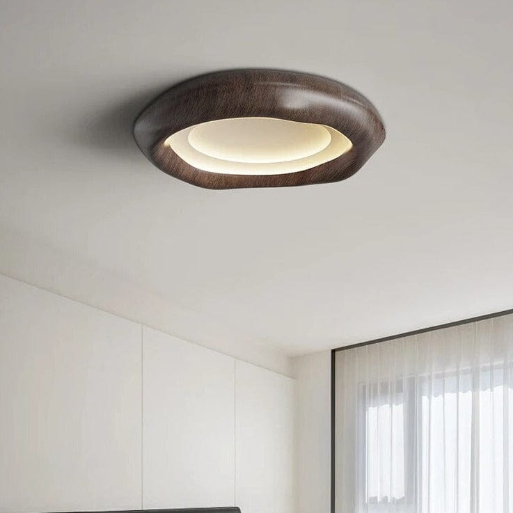 Plafonnier en bois de noyer design | Marco Lucetti