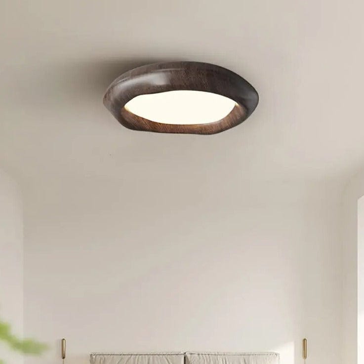 Plafonnier en bois de noyer design | Marco Lucetti