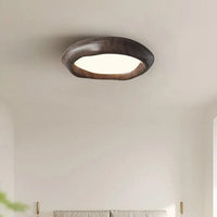 Plafonnier en bois de noyer design | Marco Lucetti