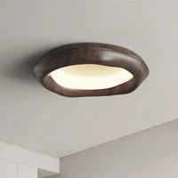 Plafonnier en bois de noyer design | Marco Lucetti Sombre B