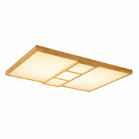 Plafonnier en bois design LED - Carrés | Marco Lucetti Bois