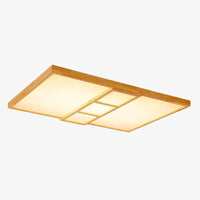 Plafonnier en bois design LED - Carrés | Marco Lucetti Bois