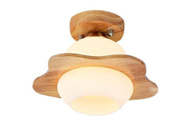 Plafonnier en bois Floral Wood | Marco Lucetti 1 lampe