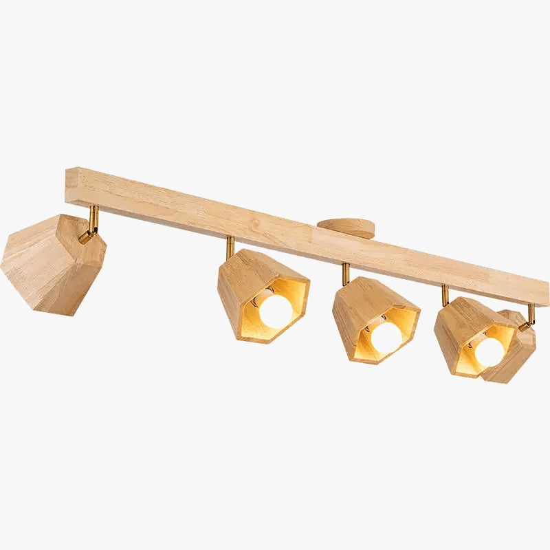 Plafonnier en bois géométrique de Style japonais | Marco Lucetti