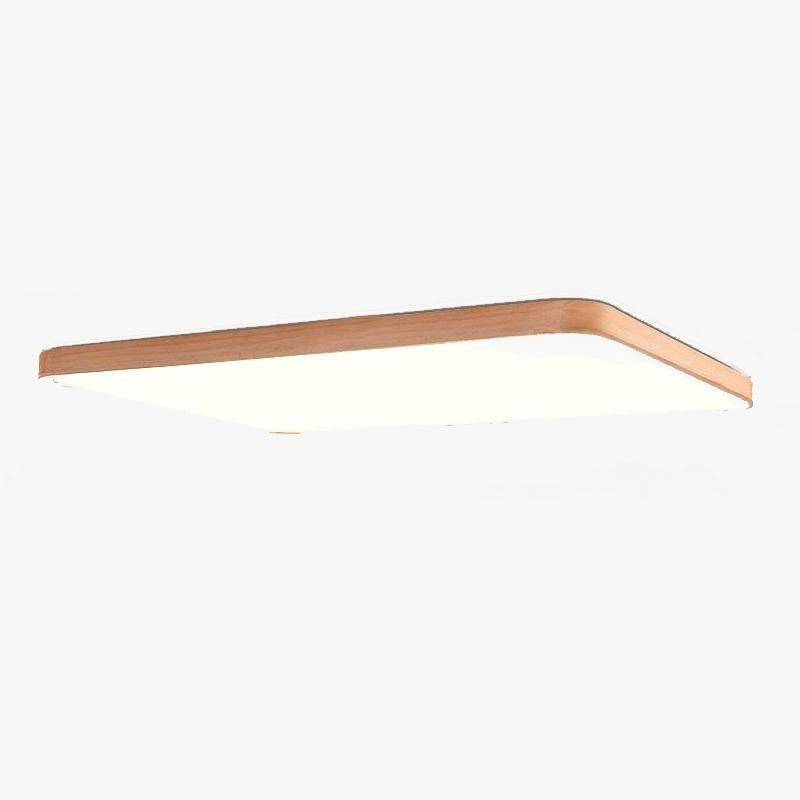 Plafonnier LED Bois Moderne_rectangle