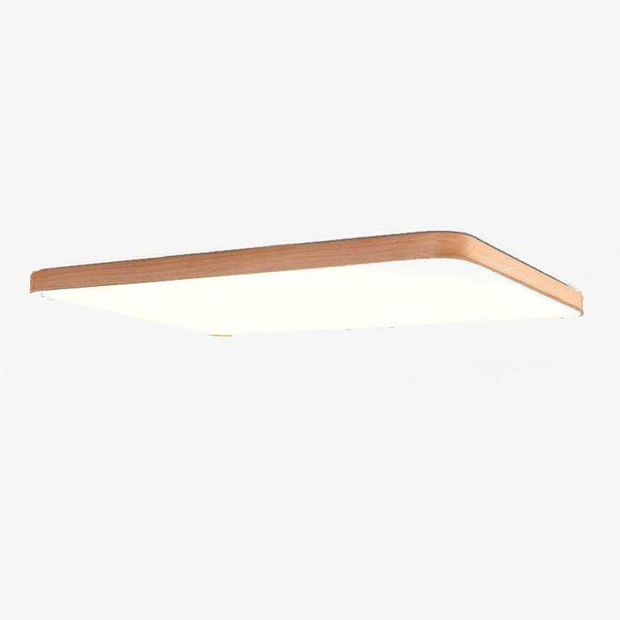 Plafonnier LED Bois Moderne_rectangle