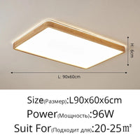 Plafonnier en bois massif avec protection contre la lumière bleue pour les yeux | Marco Lucetti