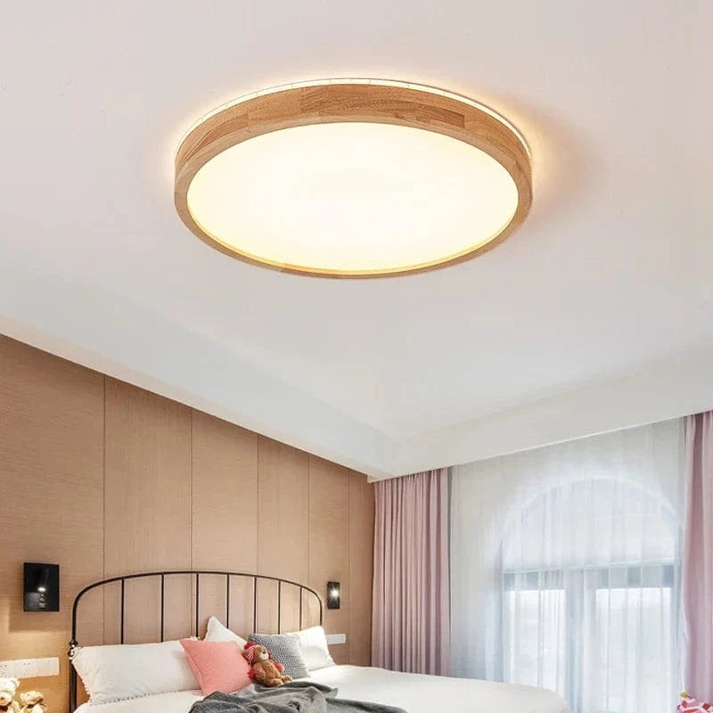 Plafonnier en bois massif avec protection contre la lumière bleue pour les yeux | Marco Lucetti