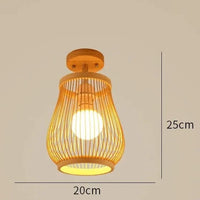 Plafonnier en bois naturel en bambou - Éclairage Déco - Collection Nature Bohème | Marco Lucetti B