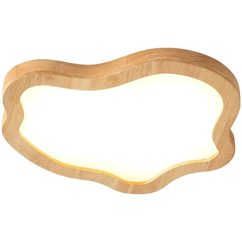 Plafonnier en bois style nordique nuage | Marco Lucetti Blanc chaud