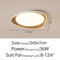 Plafonnier en bois véritable avec lumières LED pour salon, chambre ou cuisine | Marco Lucetti