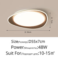 Plafonnier en bois véritable avec lumières LED pour salon, chambre ou cuisine | Marco Lucetti