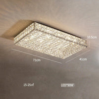 Plafonnier en cristal design moderne: lumière décorative de qualité | Marco Lucetti L 71CM