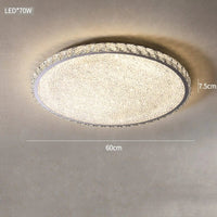 Plafonnier en cristal design moderne: lumière décorative de qualité | Marco Lucetti R60CM