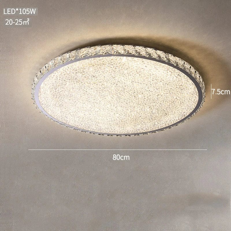 Plafonnier en cristal design moderne: lumière décorative de qualité | Marco Lucetti R80CM