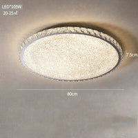 Plafonnier en cristal design moderne: lumière décorative de qualité | Marco Lucetti R80CM