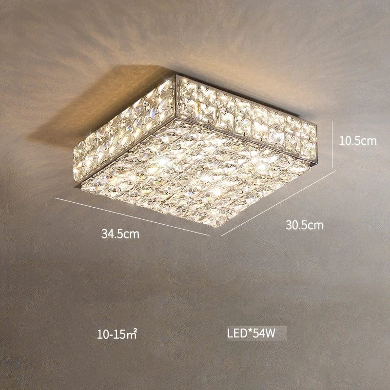 Plafonnier en cristal design moderne: lumière décorative de qualité | Marco Lucetti S 34CM