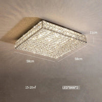 Plafonnier en cristal design moderne: lumière décorative de qualité | Marco Lucetti S 58CM