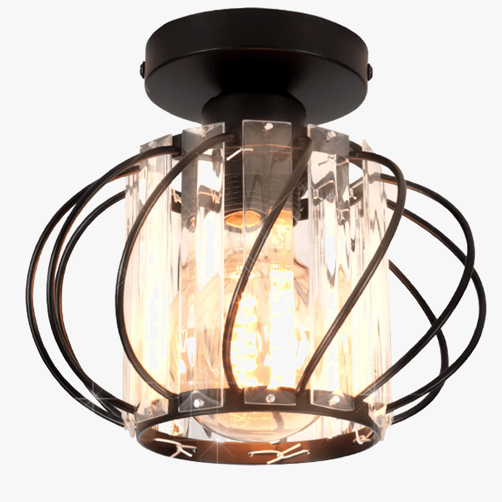 Plafonnier en cristal Mini fer rond - Design moderne pour votre intérieur | Marco Lucetti