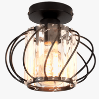 Plafonnier en cristal Mini fer rond - Design moderne pour votre intérieur | Marco Lucetti