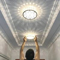 Plafonnier en cristal moderne pour salon, couloir, chambre, escaliers, vestibule, balcon et allée | Marco Lucetti