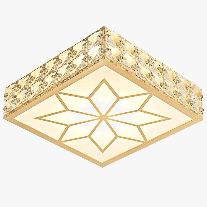 Plafonnier en cristal moderne pour salon, couloir, chambre, escaliers, vestibule, balcon et allée | Marco Lucetti