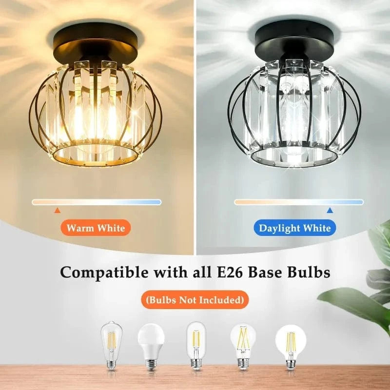 Plafonnier en fer forgé de style américain - Collection ForgeUS | Marco Lucetti