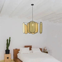 Plafonnier en rotin style chinois décoratif - Nouveau modèle pour restaurant | Marco Lucetti