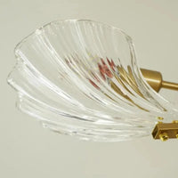 Plafonnier en verre Antique coquille cuivre - Éclairage LED pour cuisine, salle à manger et chambre | Marco Lucetti