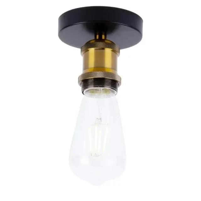 Plafonnier en verre clair pour illuminer votre allée, balcon, café ou restaurant | Marco Lucetti T2 / Lumière chaude LED