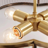 Plafonnier en verre de cuivre avec lampe à LED E27 pour salon, allée et chambre | Marco Lucetti