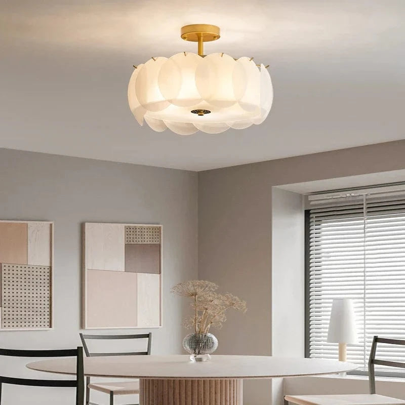 Plafonnier en verre dépoli pour une décoration lumineuse | Marco Lucetti