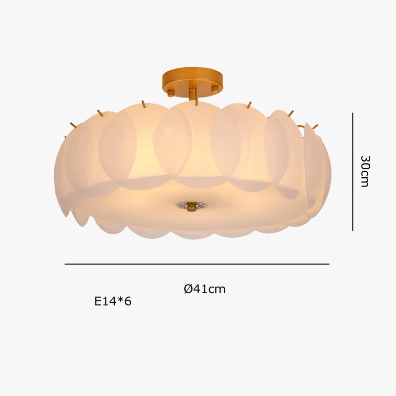 Plafonnier en verre dépoli pour une décoration lumineuse | Marco Lucetti