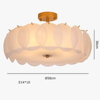 Plafonnier en verre dépoli pour une décoration lumineuse | Marco Lucetti