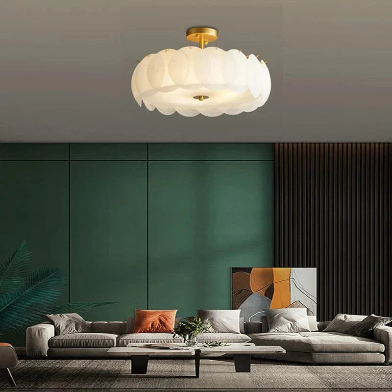 Plafonnier en verre dépoli pour une décoration lumineuse | Marco Lucetti