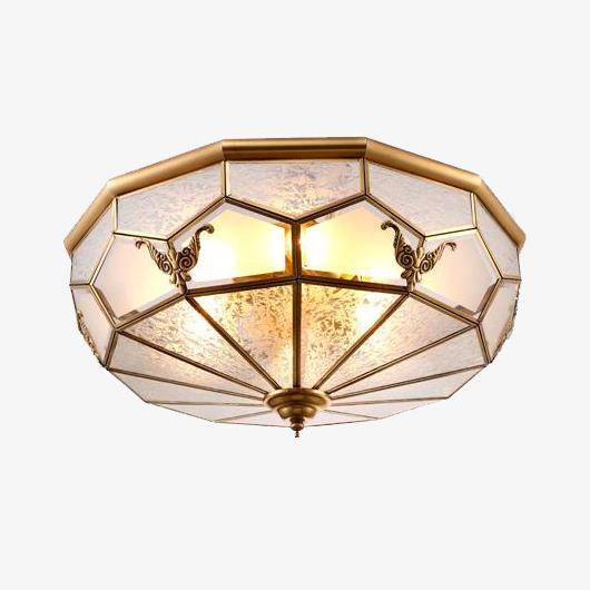 Plafonnier en verre Vintage Chic