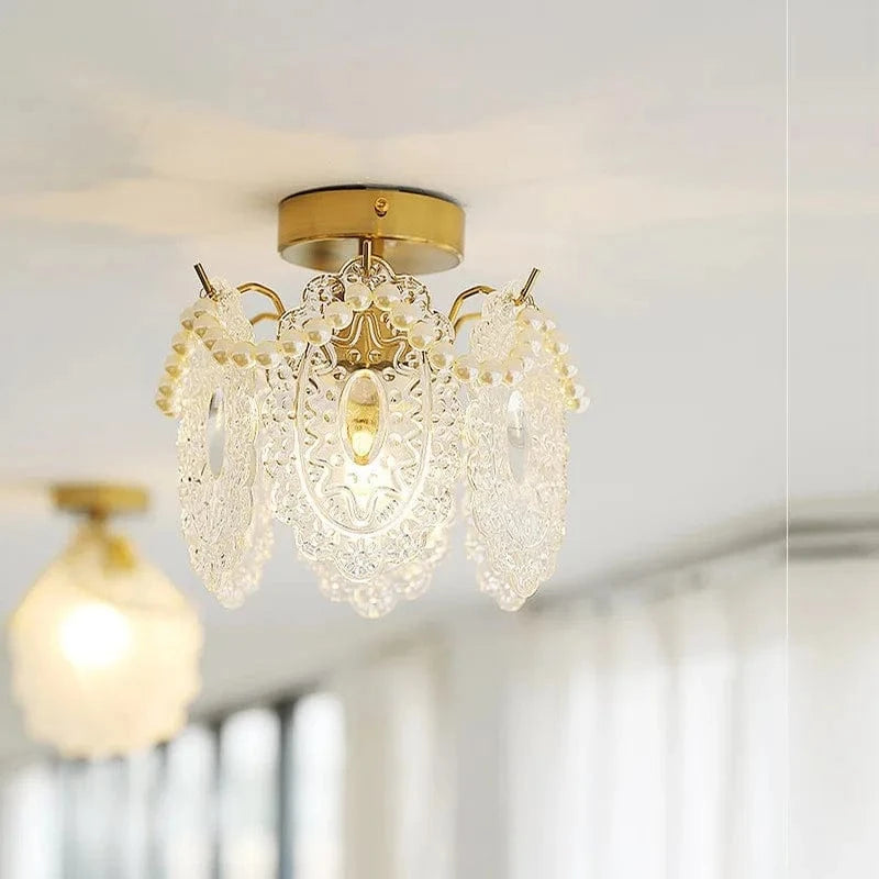 Plafonnier en verre italien chic | Marco Lucetti