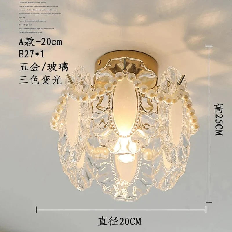 Plafonnier en verre italien chic | Marco Lucetti Type A 20 cm / Lumière trichromatique