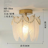 Plafonnier en verre italien chic | Marco Lucetti Type B 20 cm / Lumière trichromatique