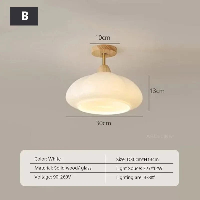 Plafonnier en verre médiéval orange  | Marco Lucetti B Blanc 30cm / Lumière tricolore