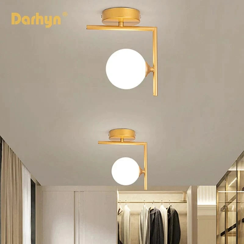 Plafonnier en verre nordique moderne et créatif | Marco Lucetti