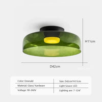 Plafonnier en verre nordique pour une ambiance médiévale dans la chambre à coucher ou la salle à manger. | Marco Lucetti E1 / Lumière chaude