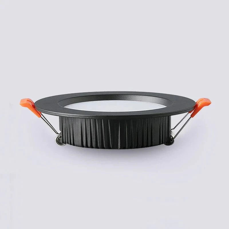 Plafonnier encastré LED Downlight - 6 pièces disponibles - Blanc chaud/froid - AC220V-240V | Marco Lucetti Couleur noire / Blanc chaud 3000K / 12W 220V
