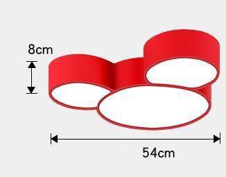 Plafonnier enfant Mickey Mouse (diverses couleurs) | Marco Lucetti Rouge