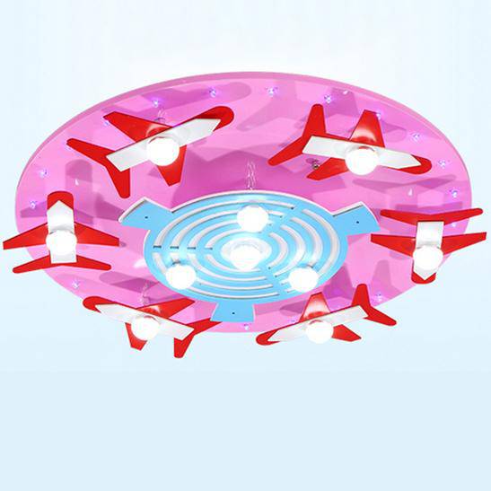 Plafonnier Enfant Rond Avions | Marco Lucetti