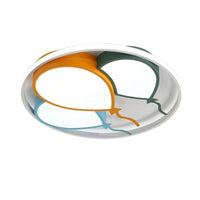 Plafonnier Enfants à LED "Dreaming Balloons" | Marco Lucetti Bleu, jaune et vert / 42cm - 48W / Froide