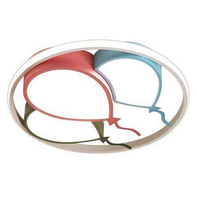 Plafonnier Enfants à LED "Dreaming Balloons" | Marco Lucetti Bleu, rose et vert / 42cm - 48W / Froide