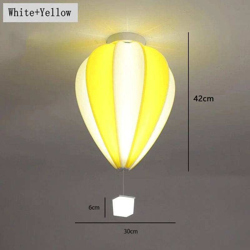 Plafonnier Enfants Ballon Air LED Smart Control | Marco Lucetti Blanc et jaune / 3 Température de couleur